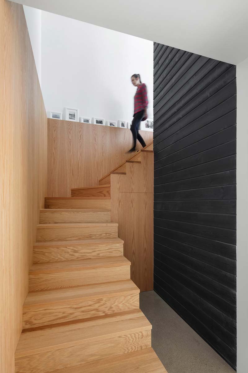 home extension wooden staircase - Chalet La Petite Soeur