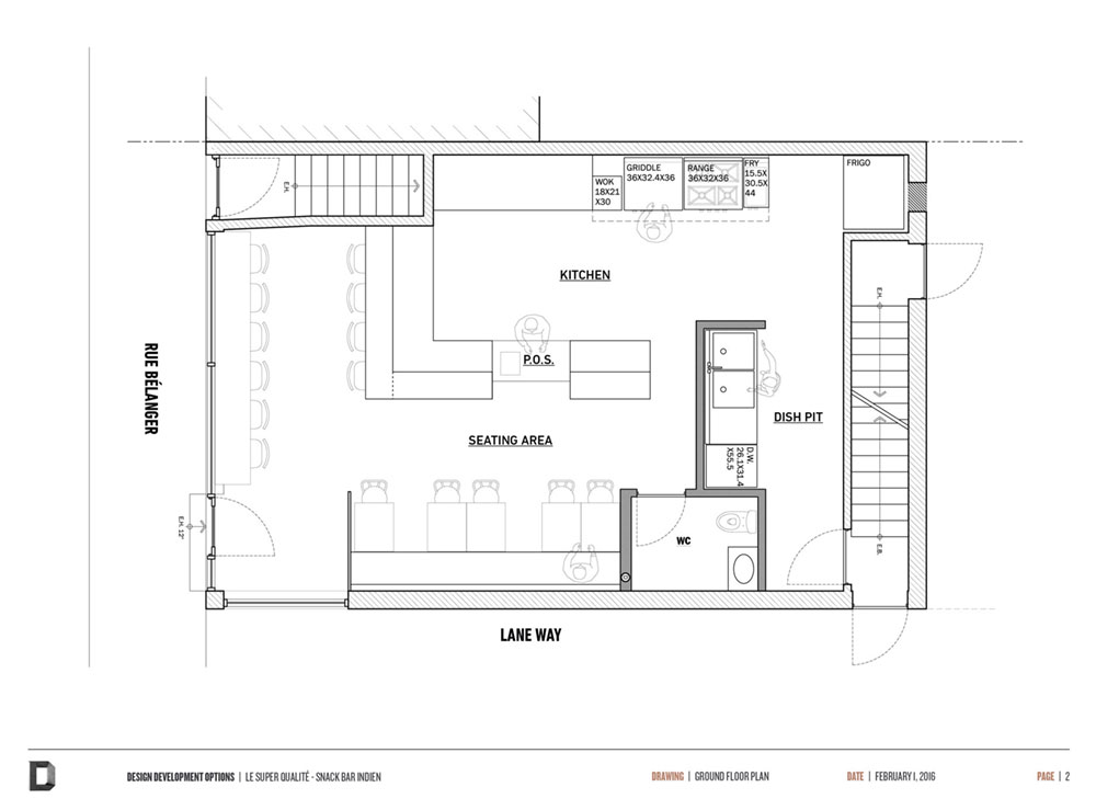 indian restaurant design plan dd - The Super Quality Indian Snack Bar