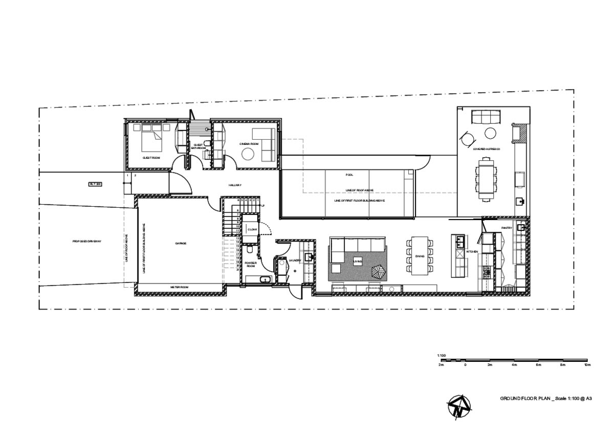 indoor outdoor home design plan 2 - Preston House