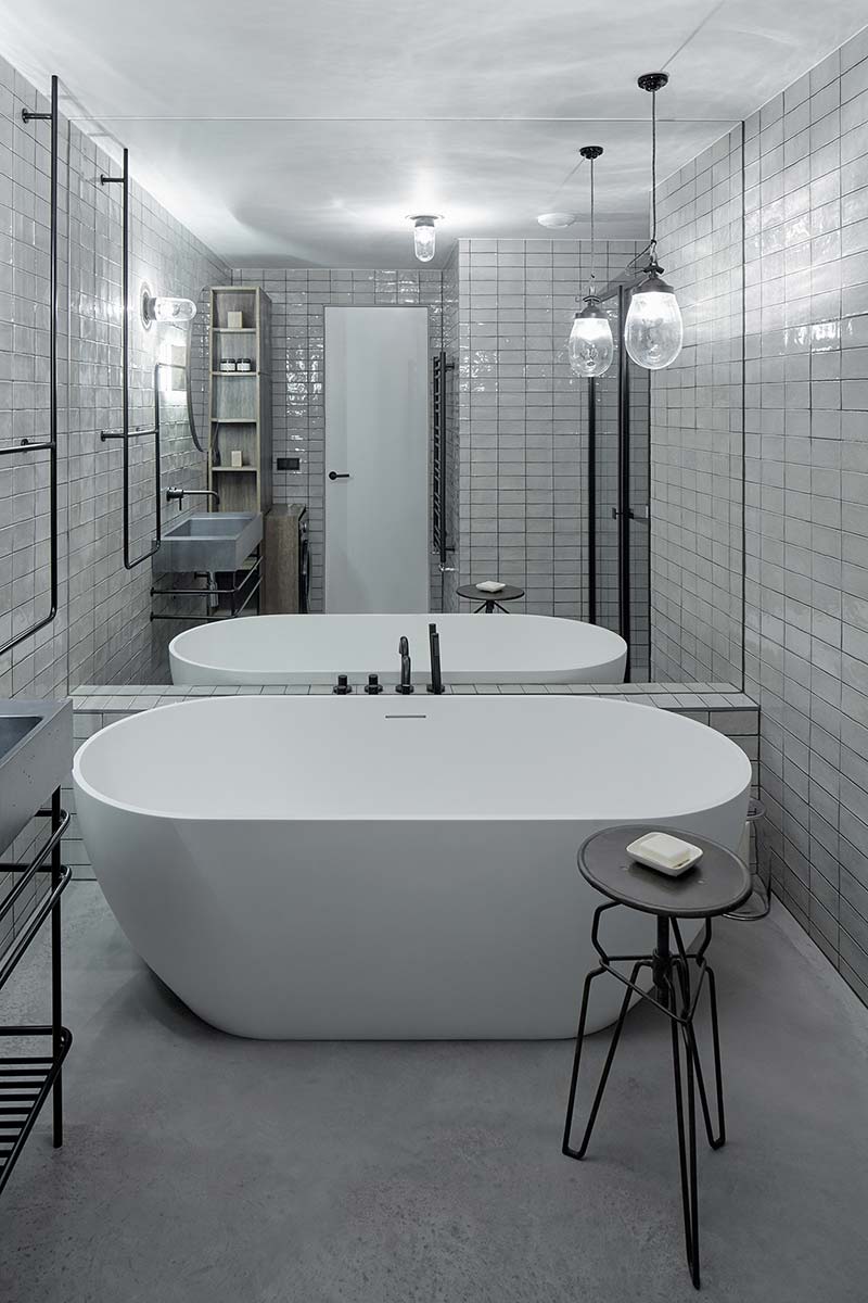 Industrial chic loft design w/ polished concrete & rustic wood