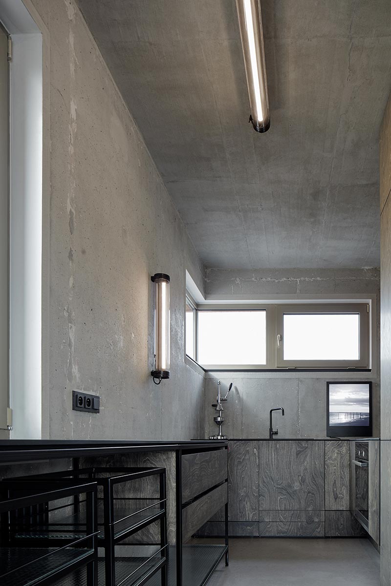 Industrial chic loft design w/ polished concrete & rustic wood