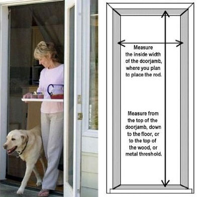 instant screen door bugoff - Bug Off Instant Screen Door: In-sects Free