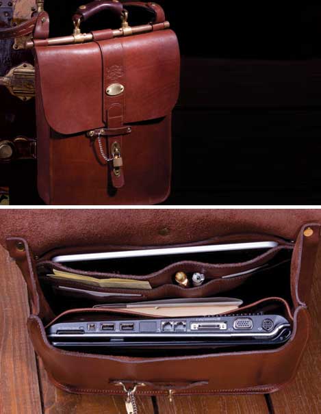 ipad laptop courier bag 2 - No. 42 Courier Bag: Old School for Modern Times