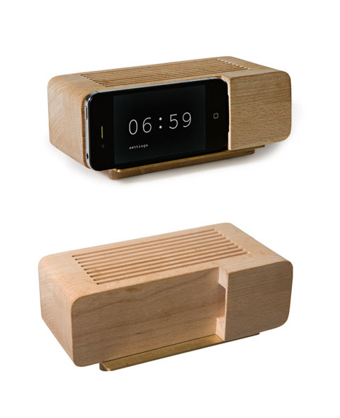 iphone alarm dock - Alarm Dock: re-inventing nostalgic design for the iphone