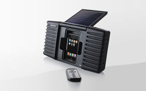 ipod iphone solar sound 2 - Soulra: Solar Sound System for iPod & iPhone