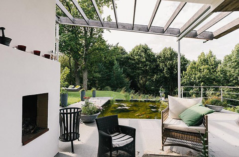 Home Interior in Sweeden - Outdoor area