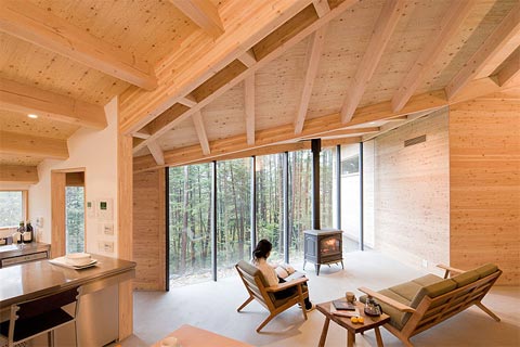 japanese cabin inbetween 5 - InBetween House: blending nature and architecture