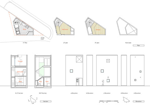 japanese house plan osaka - The Osaka House: a Closer Relationship to the Sky Above