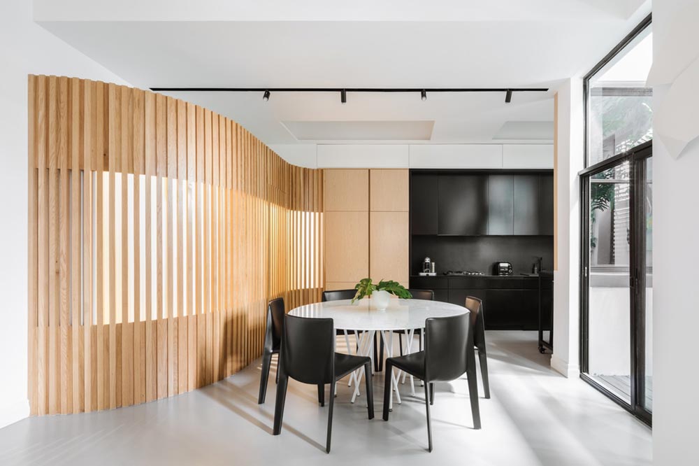 japanese interior design dining ba - Darlinghurst Apartment