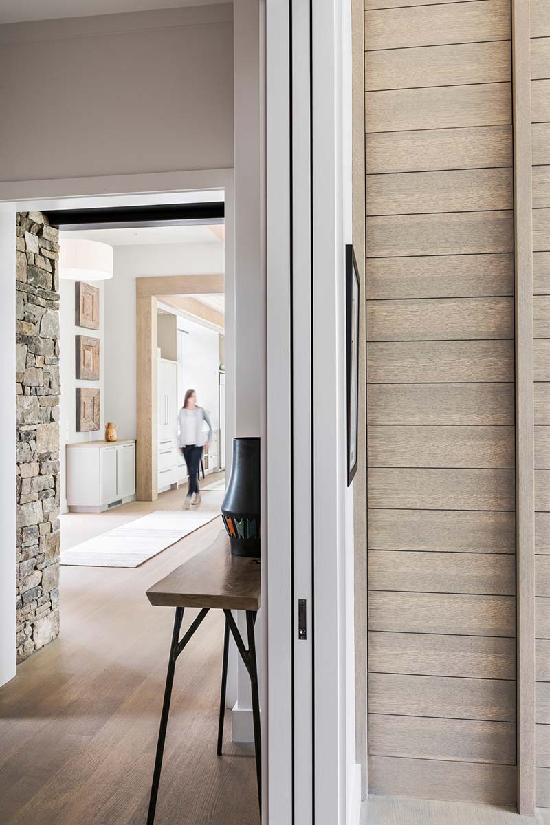 l shape farmhouse hallway design - Mill Spring Modern Farmhouse