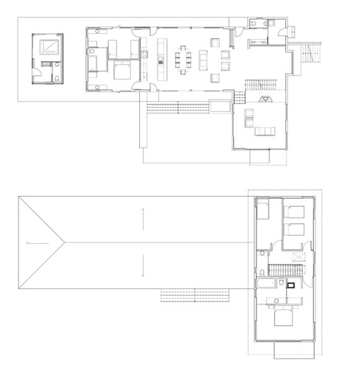 lake cabin plan - Beaver Lake cabin: in japanese