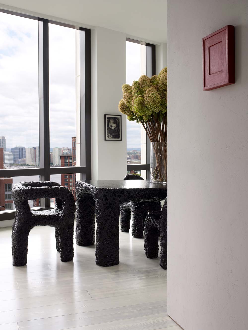 loft apartment dining room design nyc - Warren Apartment