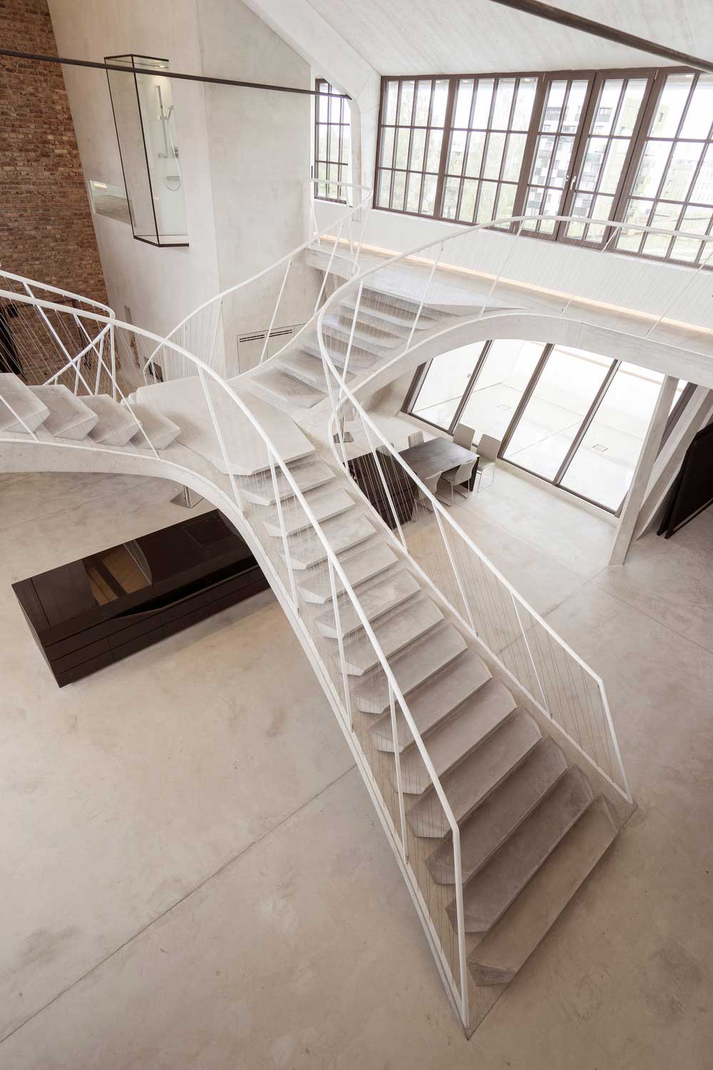 Unique Loft Staircase Design