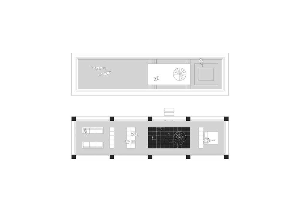 Luxury summer house design layout