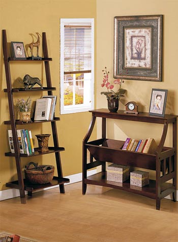 magazine rack table - Magazine Rack Console Table: Store & Display