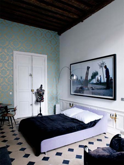 modern apartment paris jid 4 - An Apartment in Paris: Minimalism Meets Exuberance