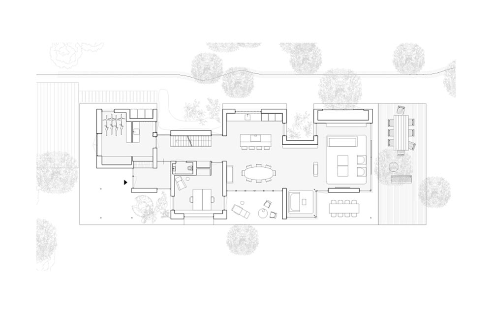 modern brick glass villa plan hd - Villa Zeist 2