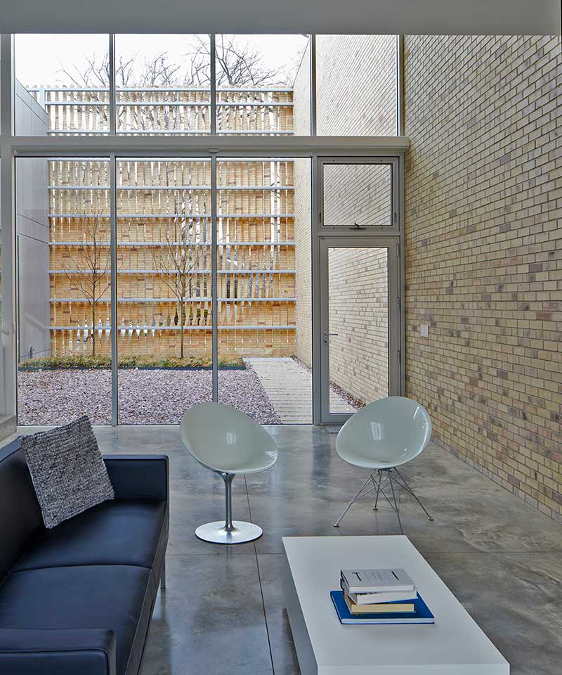modern brick house lounge design bs - Thayer Brick House