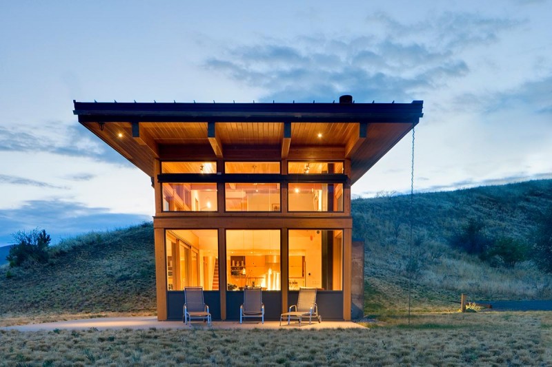 modern cabin nahahum 800x533 - Nahahum Canyon Residence