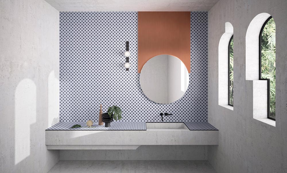 modern ceramic tiles bathroom - House of Tiles