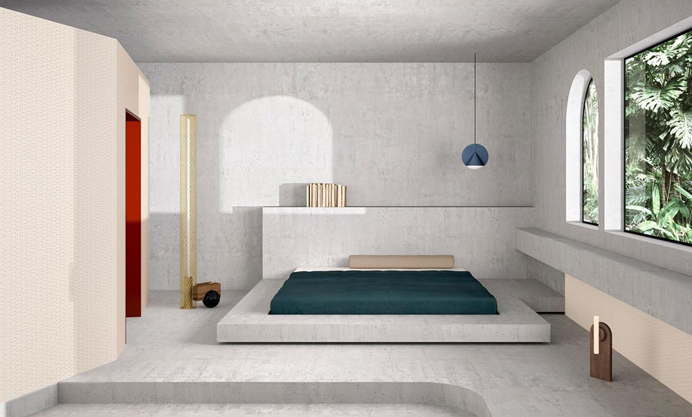 modern ceramic tiles bedroom - House of Tiles