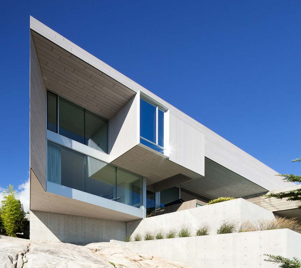 modern cliff home design mb - Sunset House