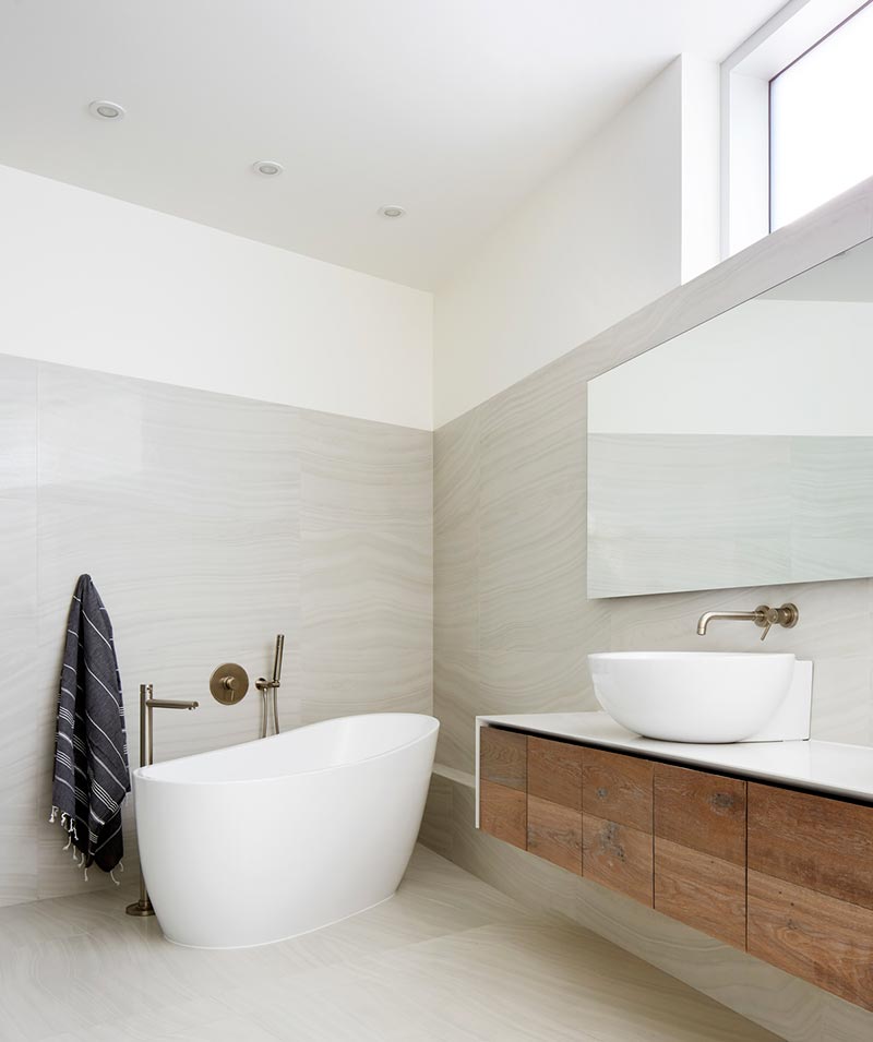 modern coastal home bathroom design mb - Sunset House