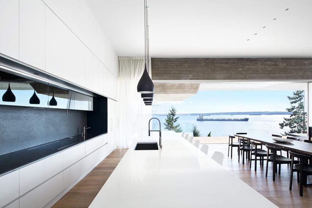 modern coastal home kitchen design mb - Sunset House