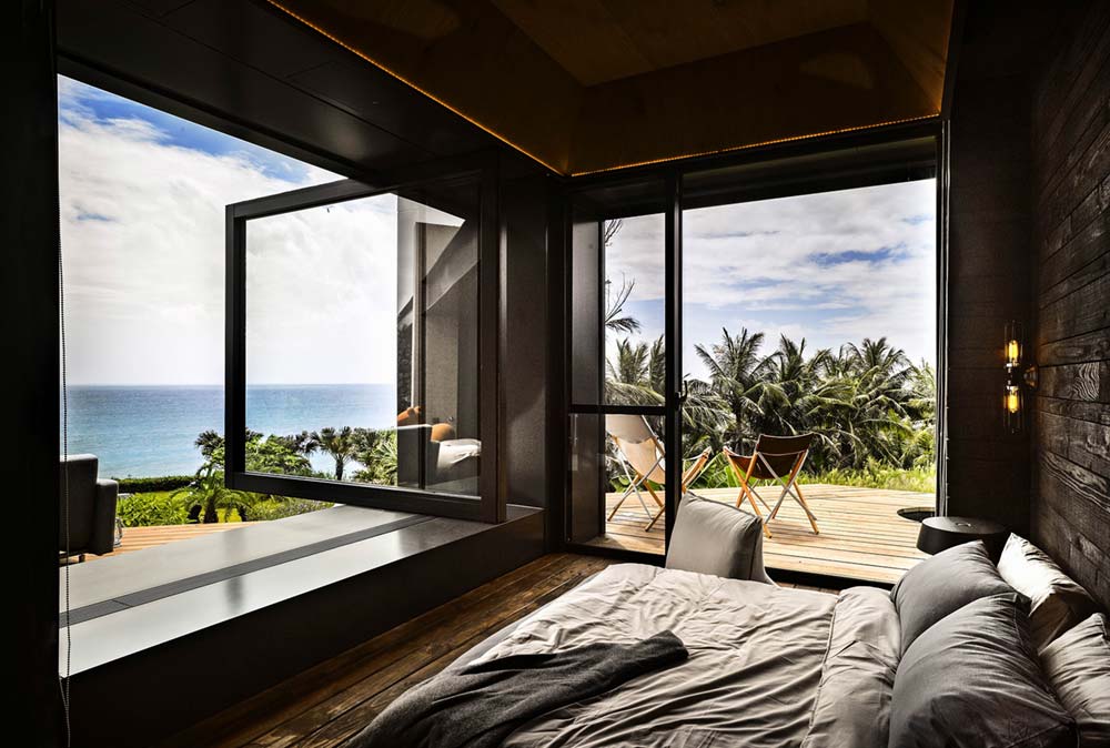 Coastal Home Bedroom Design with Sea View