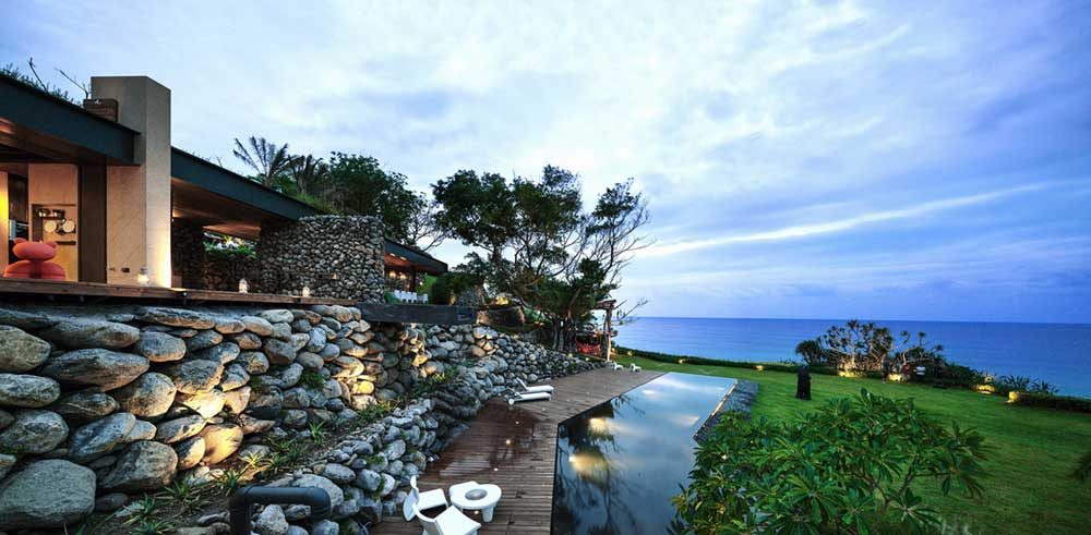 Modern Coastal Home Made Of Stone