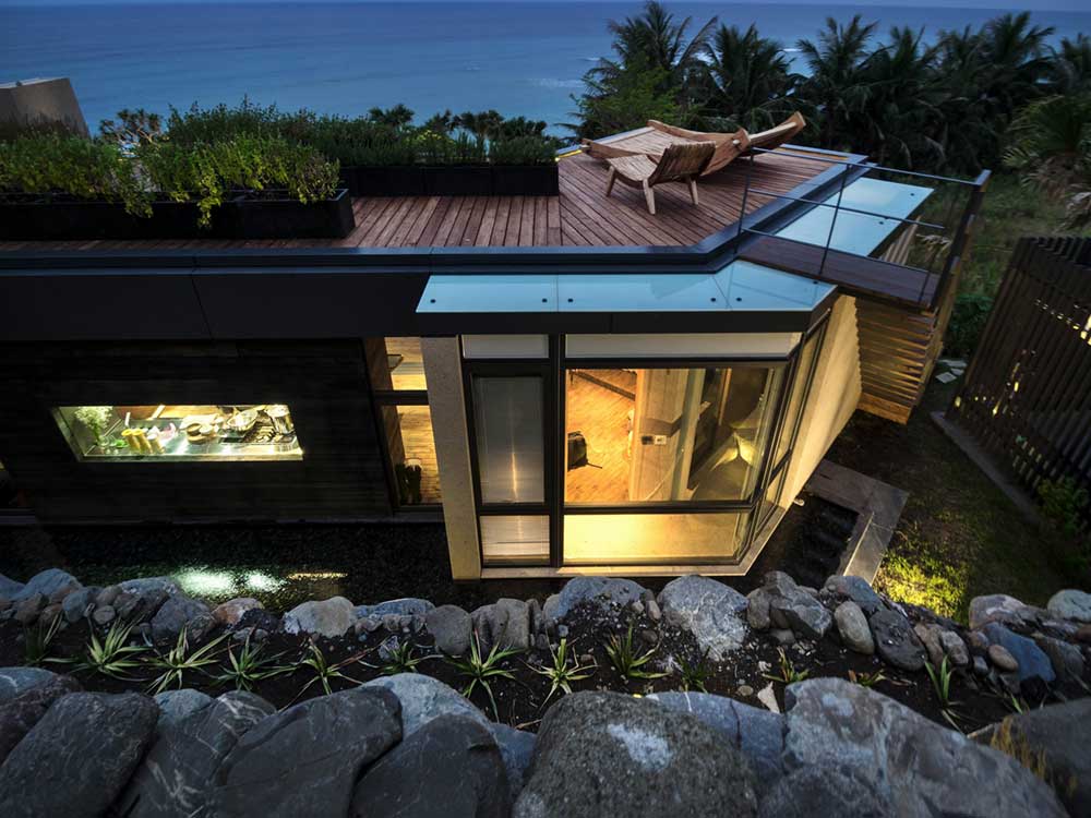 Coastal Home Rooftop Deck