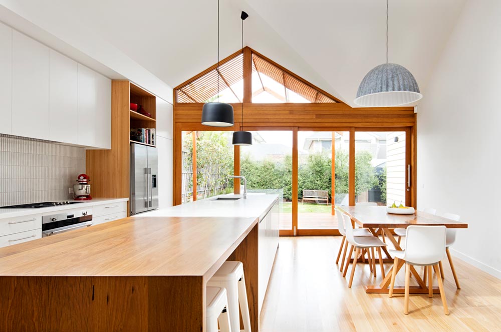 modern cottage design dining - Gable House