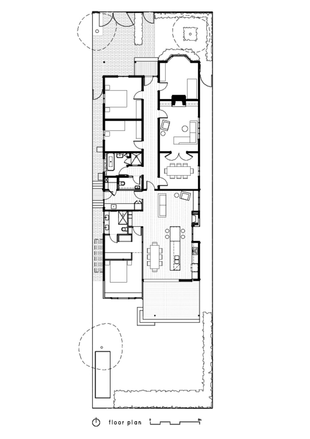 modern cottage renovation plan - Gable House