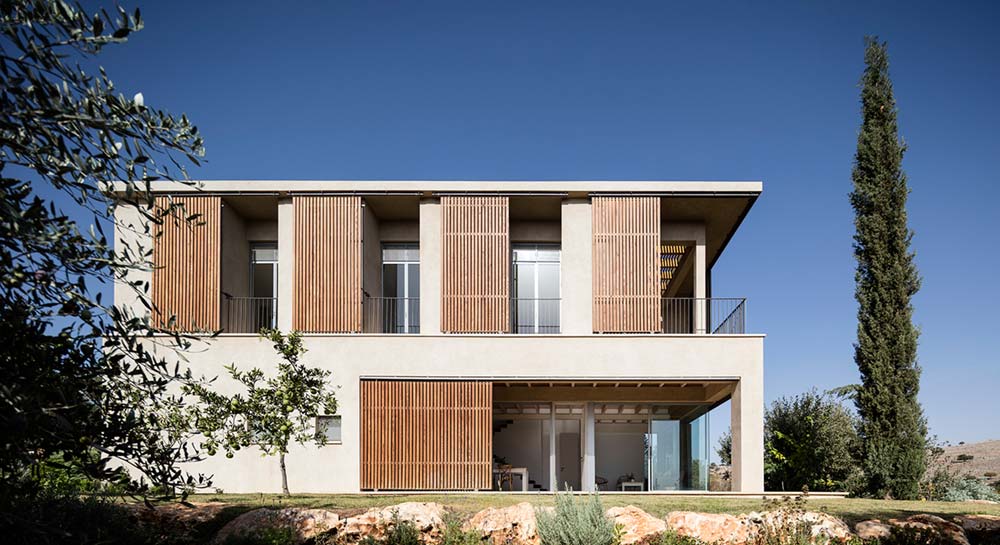 modern country house galilee back - Residence in the Galilee