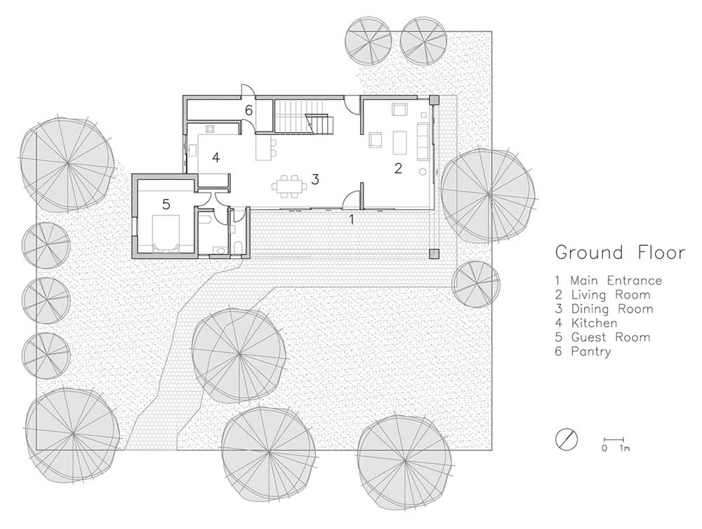 modern country house galilee plan - Residence in the Galilee