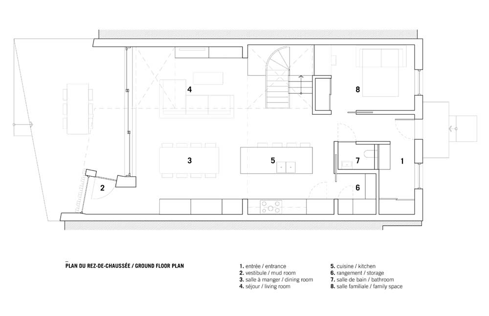 modern family house design plan nh - De la Roche Residence