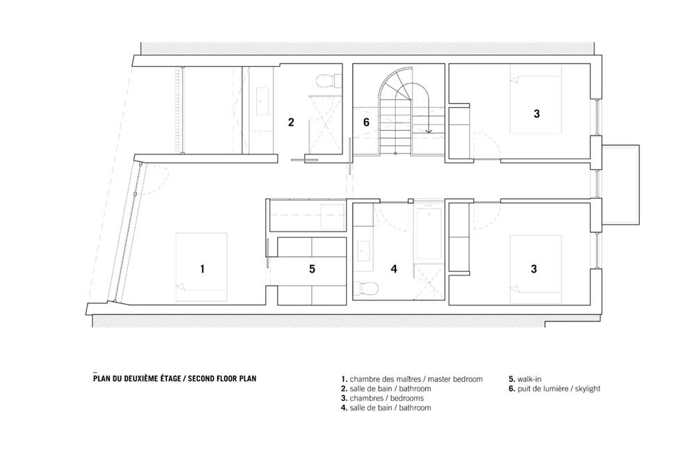 modern family house design plan nh2 - De la Roche Residence