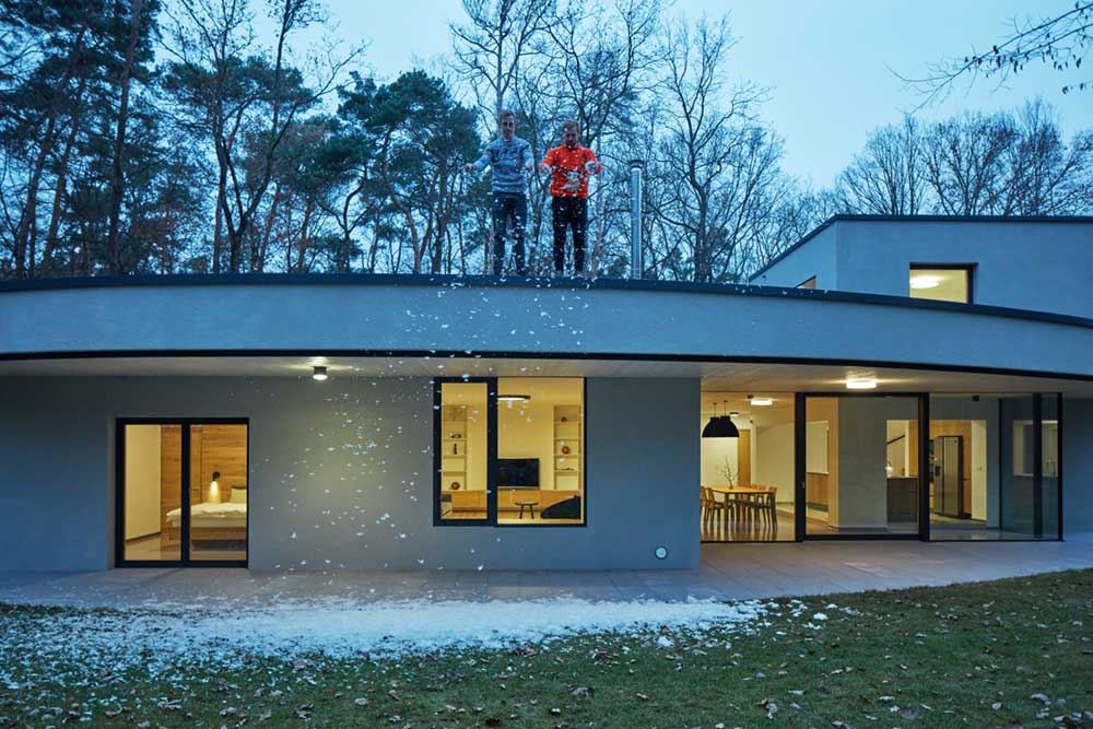 modern forest villa roof - Forest Villa