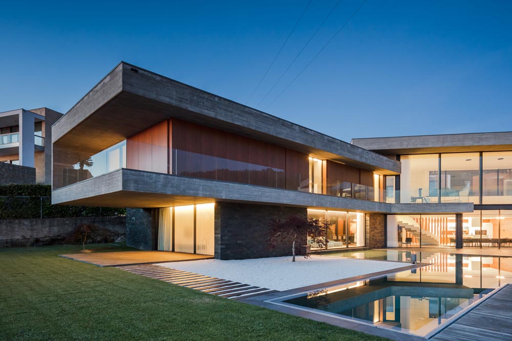modern hillside home design side ta - Fraiao House