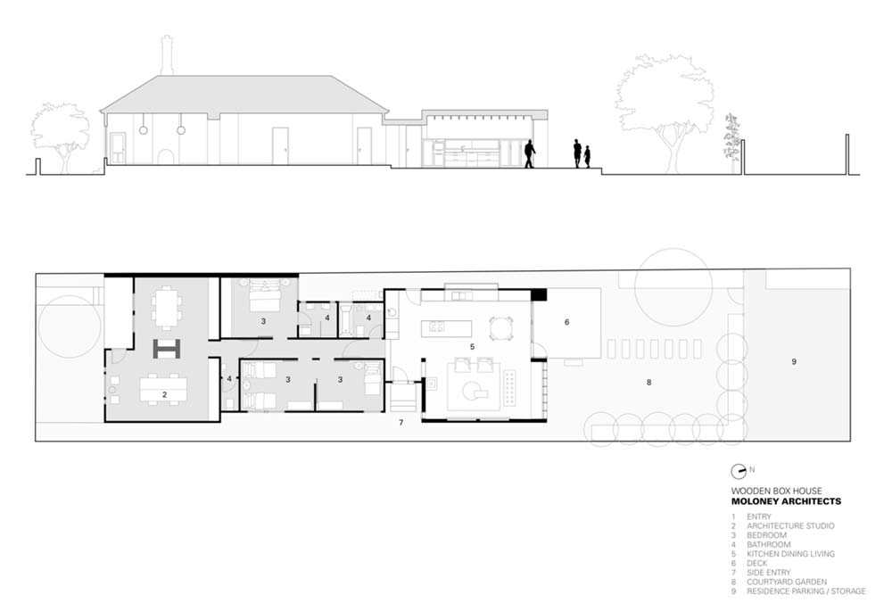 Modern home extension plan