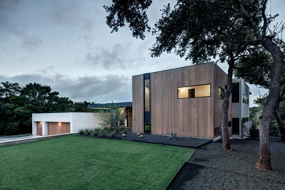 modern house courtyard mf2 - [Bracketed Space] House