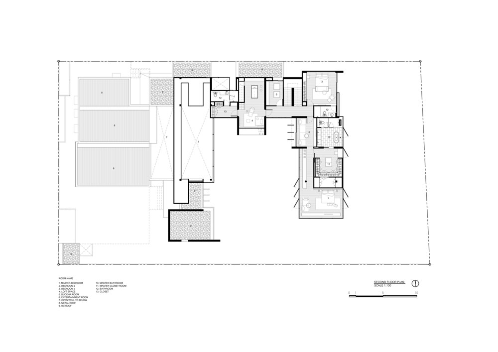 modern house plan thailand aad1 - Lakeside Residence