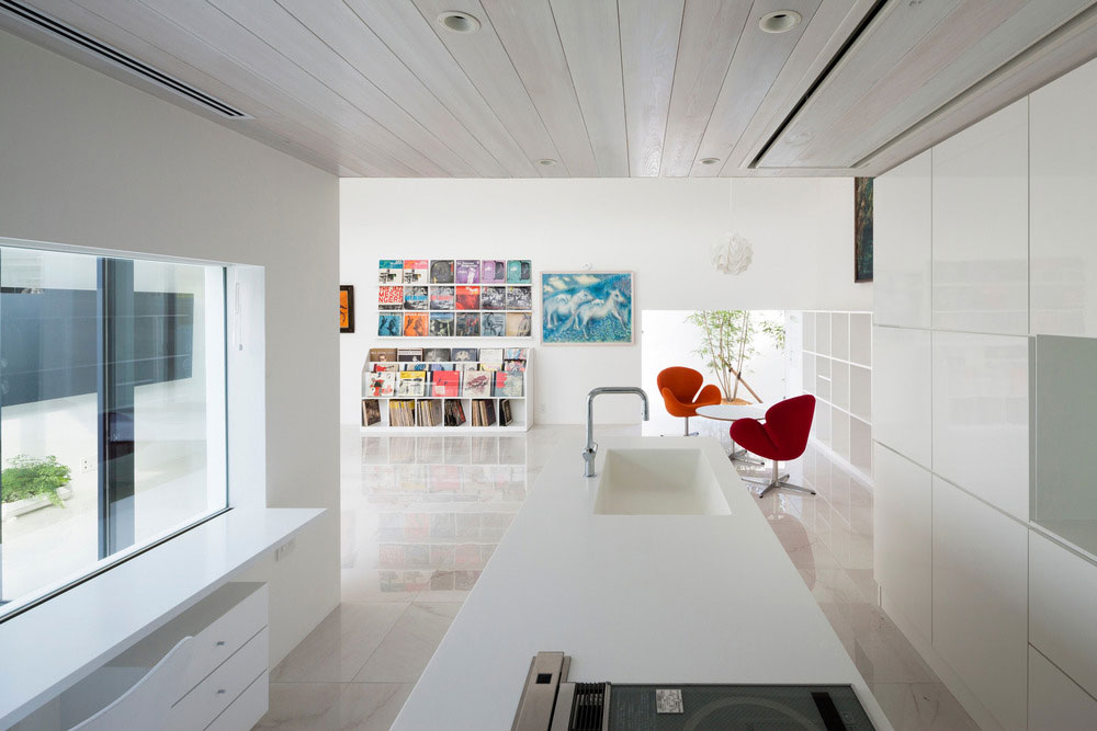 Modern Japanese house kitchen design