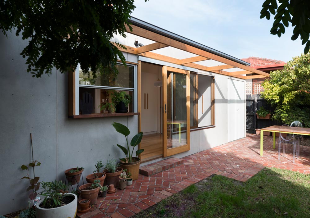 modern kitchen extension facade - St David Residence Extension