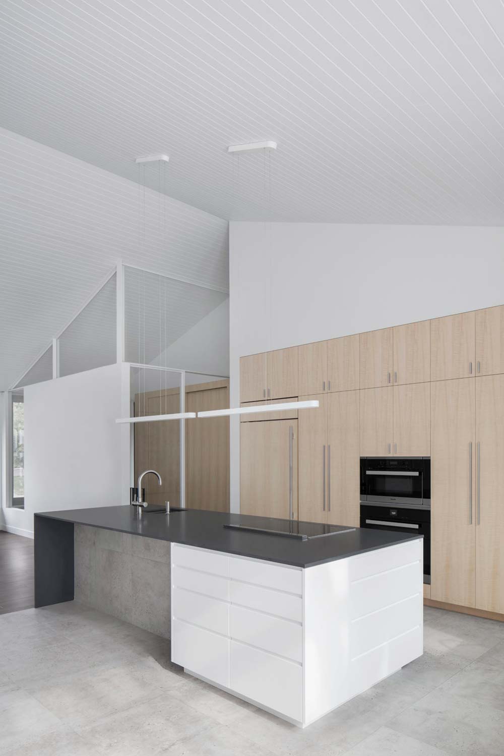 modern kitchen island design - Prairie House