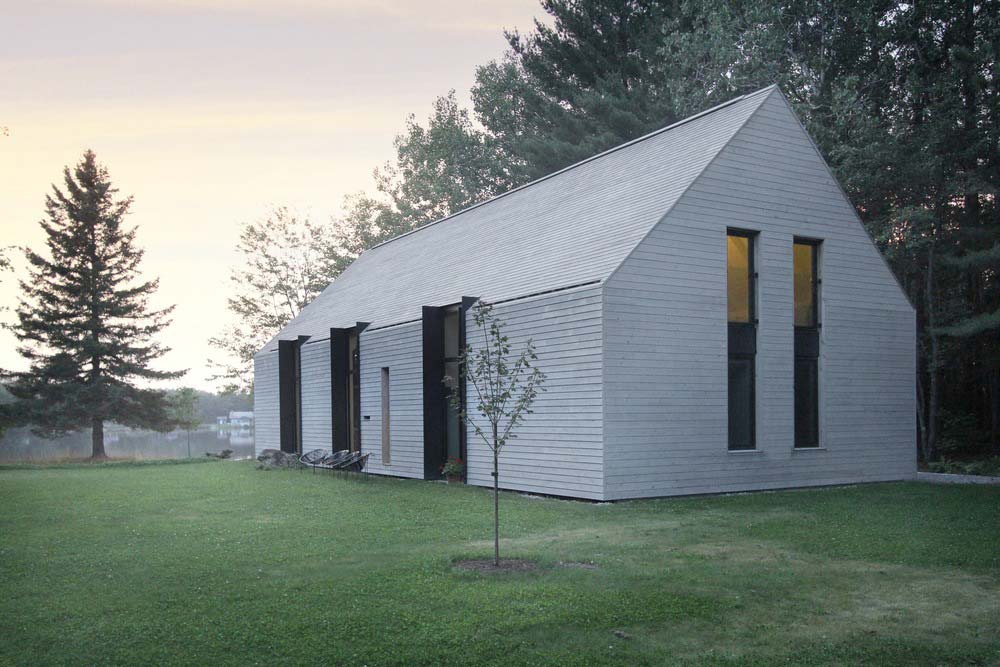 modern lake cottage exterior - Window on the Lake