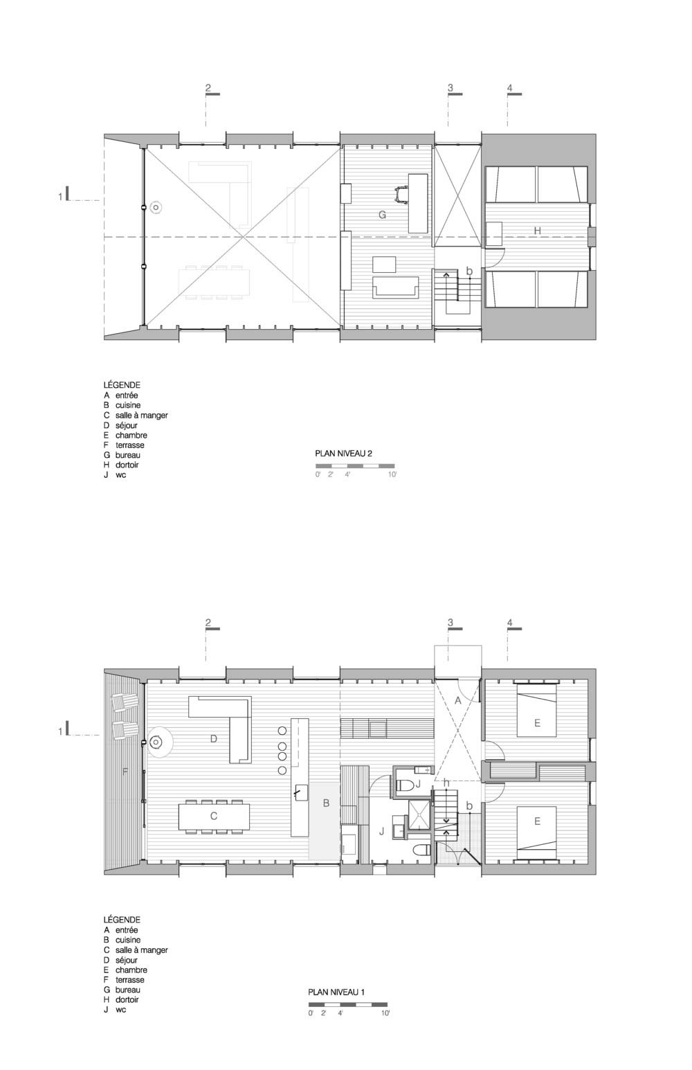 modern lake cottage plans - Window on the Lake