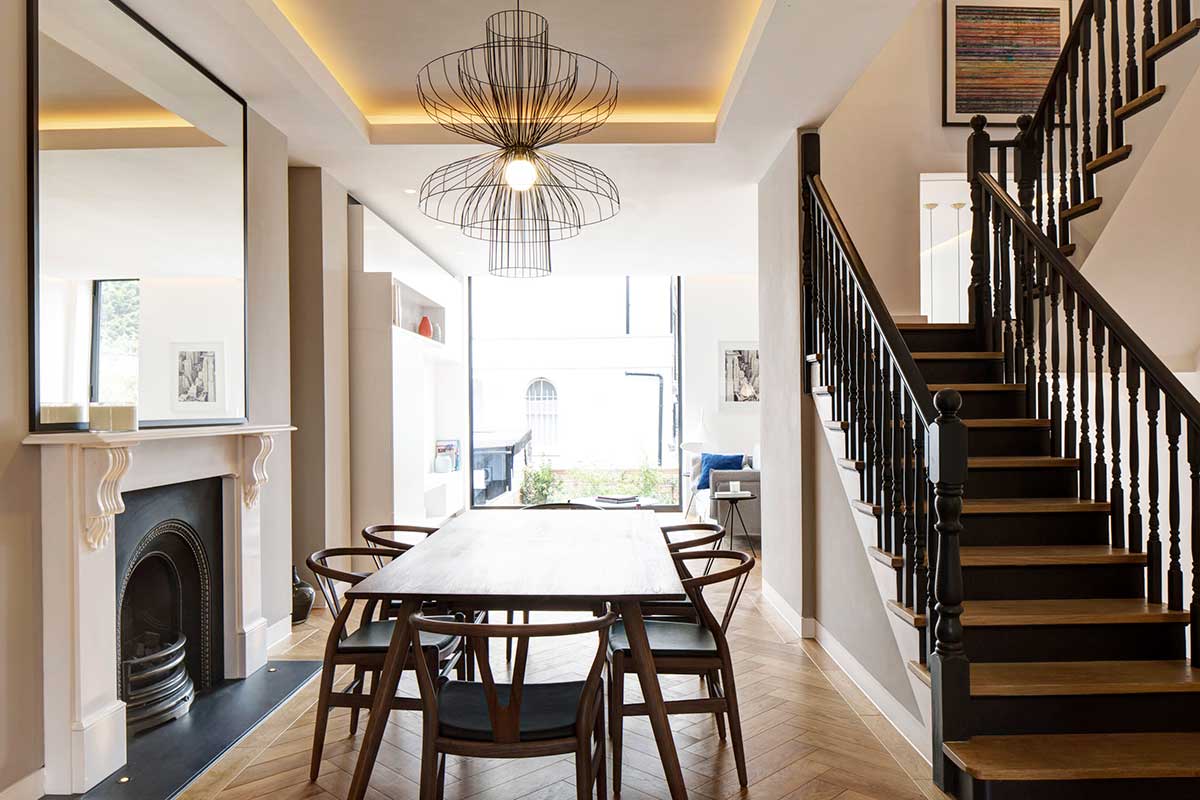 modern living period home dining dp - Englefield Road Residence