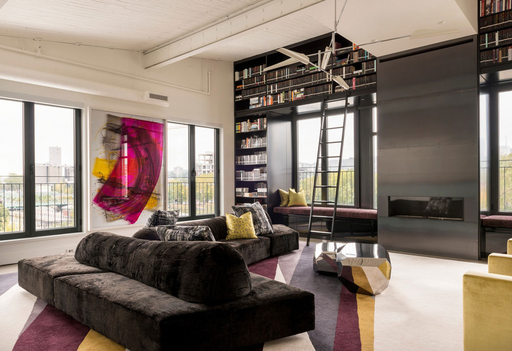 Spectacular Loft Space Design With Atrium In Montreal