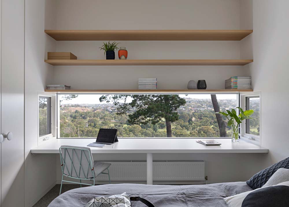 modern mid century bedroom desk - Newtown House